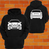 BMW e36 Front and Back Hoodie - Chaotic Customs